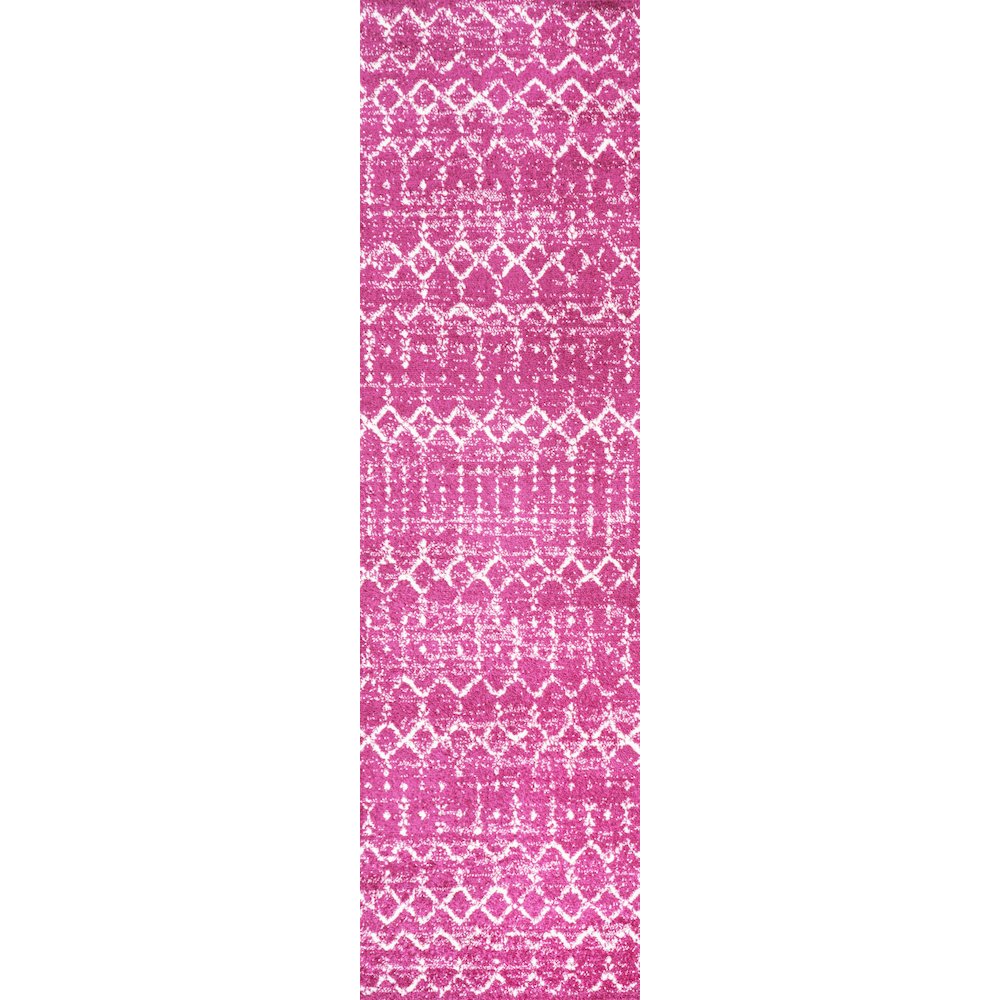 Moroccan Hype Boho Vintage Diamond Area Rug. Picture 1