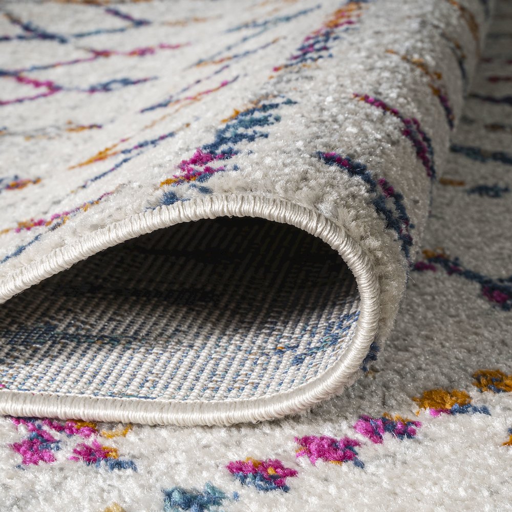 Moroccan Hype Boho Vintage Diamond Area Rug. Picture 6