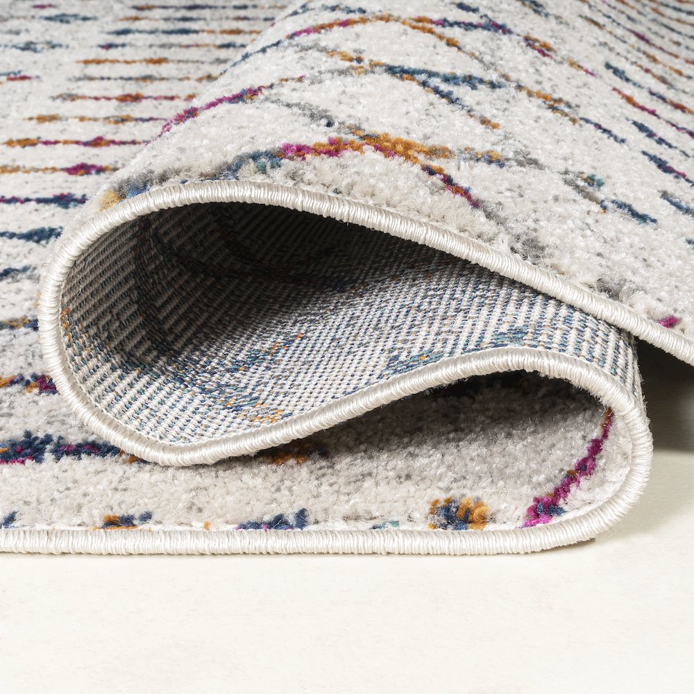 Moroccan Hype Boho Vintage Diamond Area Rug. Picture 8