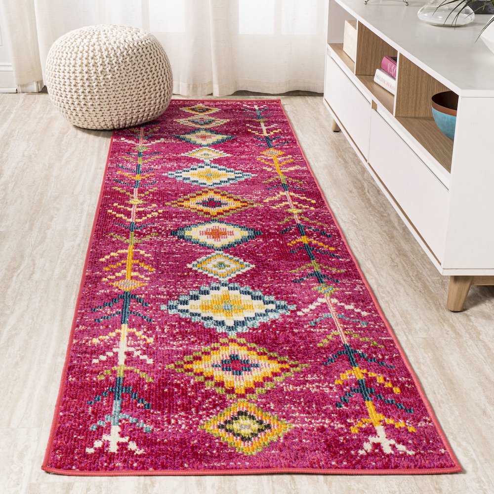 Tribal Love Geometric Area Rug. Picture 2