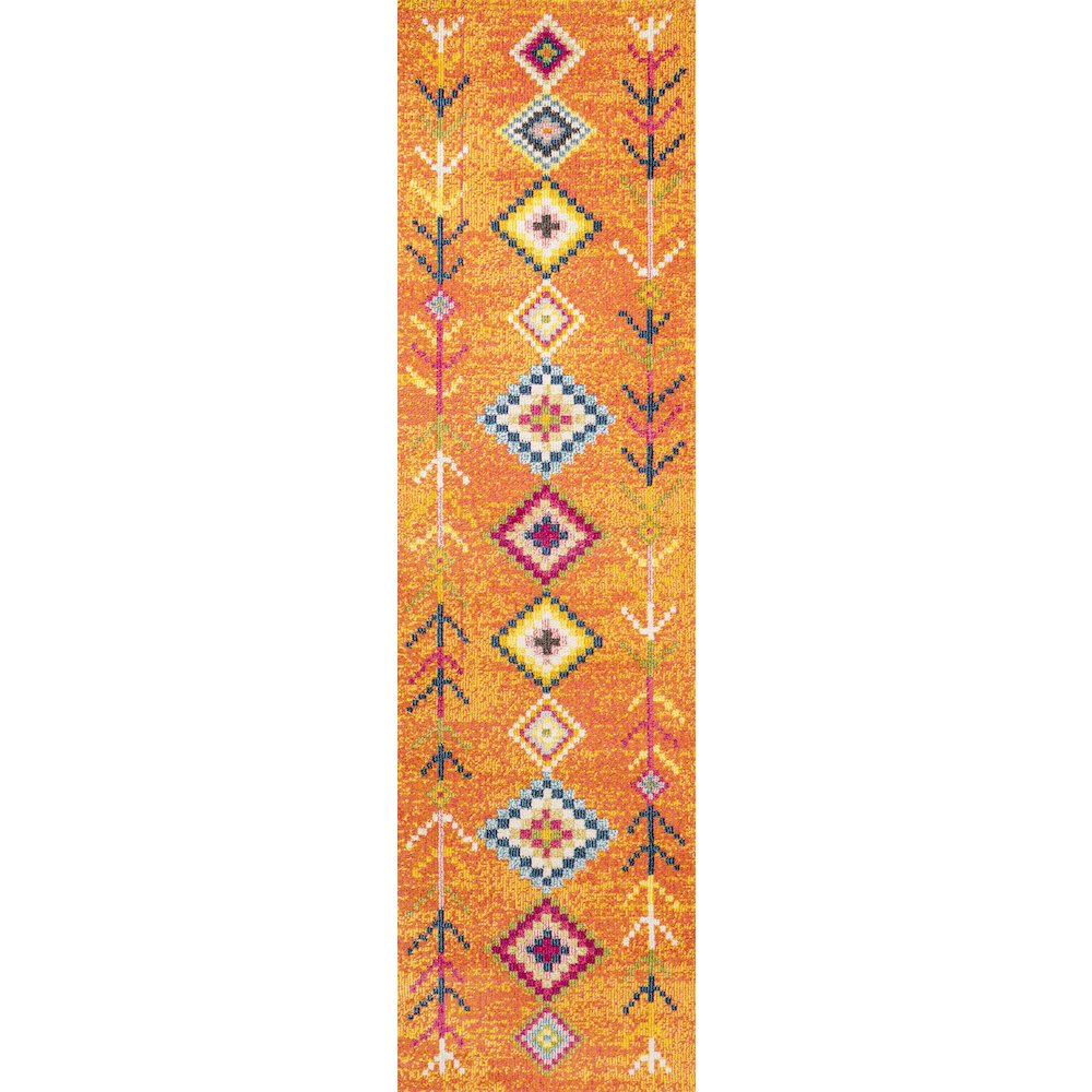 Tribal Love Geometric Area Rug. Picture 1