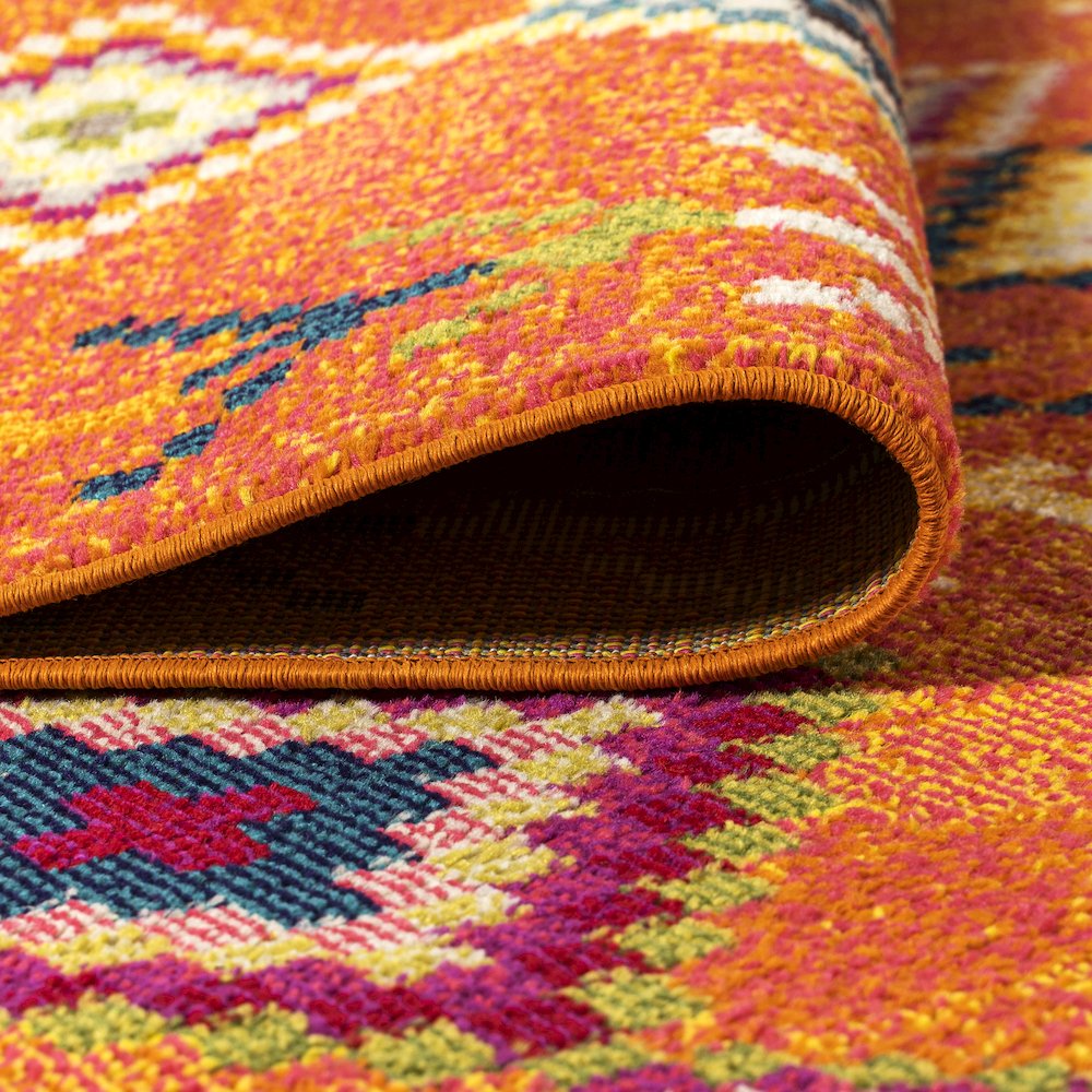 Tribal Love Geometric Area Rug. Picture 6