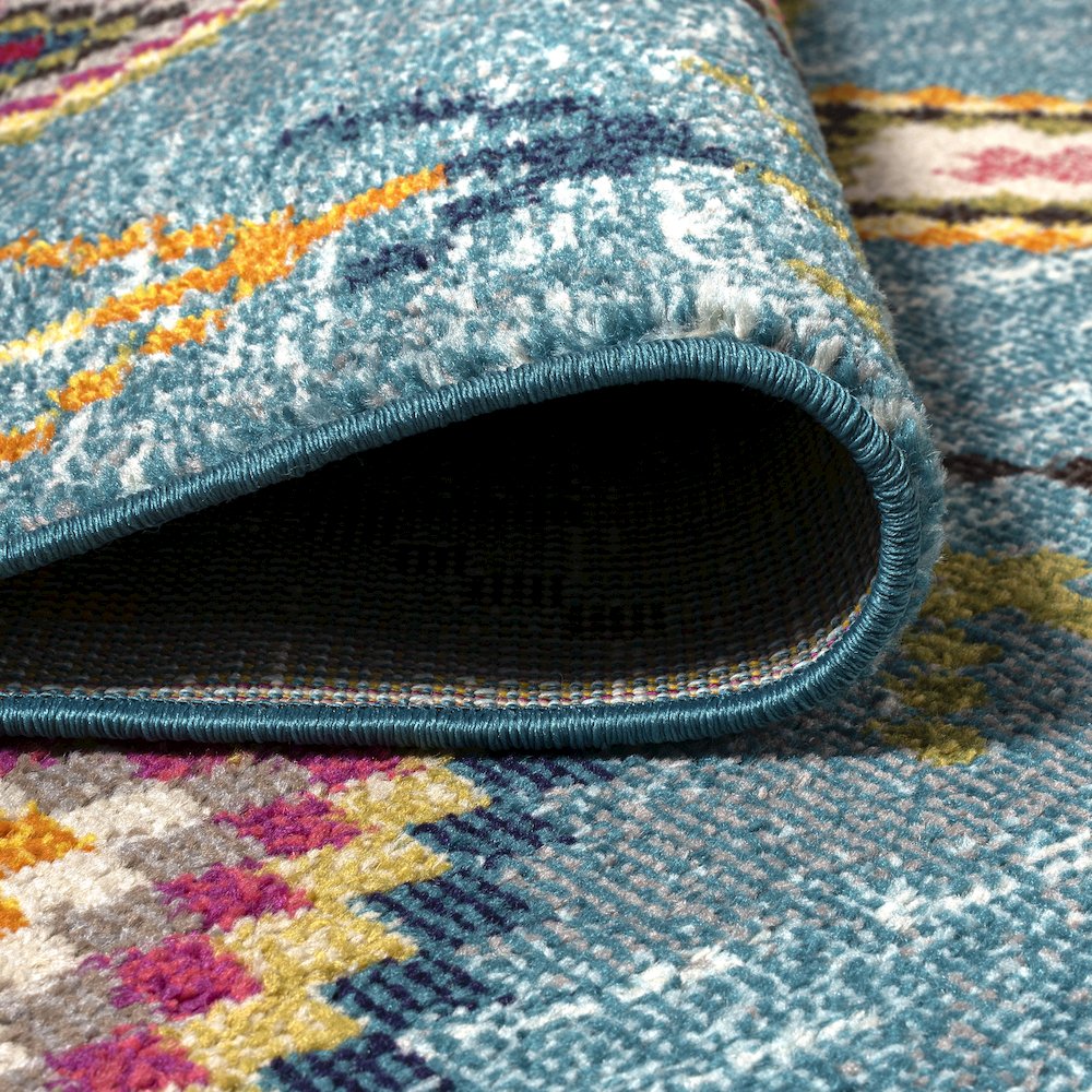 Tribal Love Geometric Area Rug. Picture 6