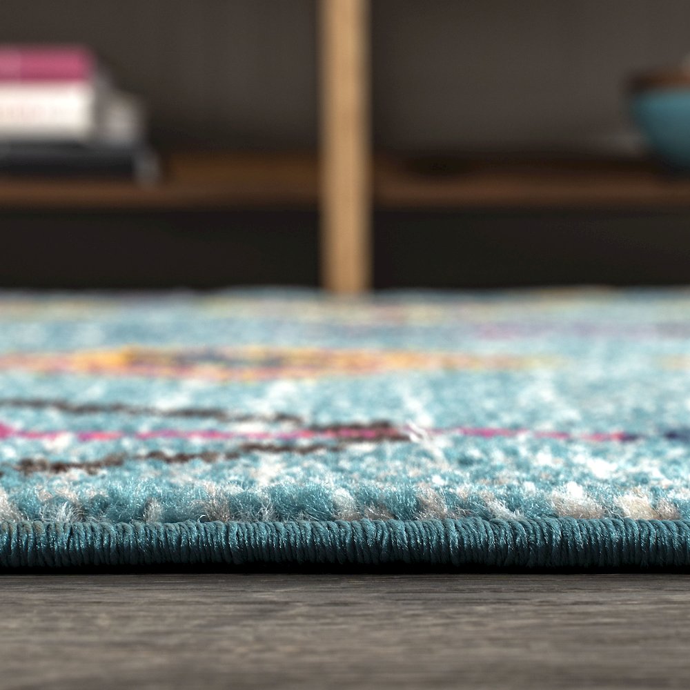 Tribal Love Geometric Area Rug. Picture 7