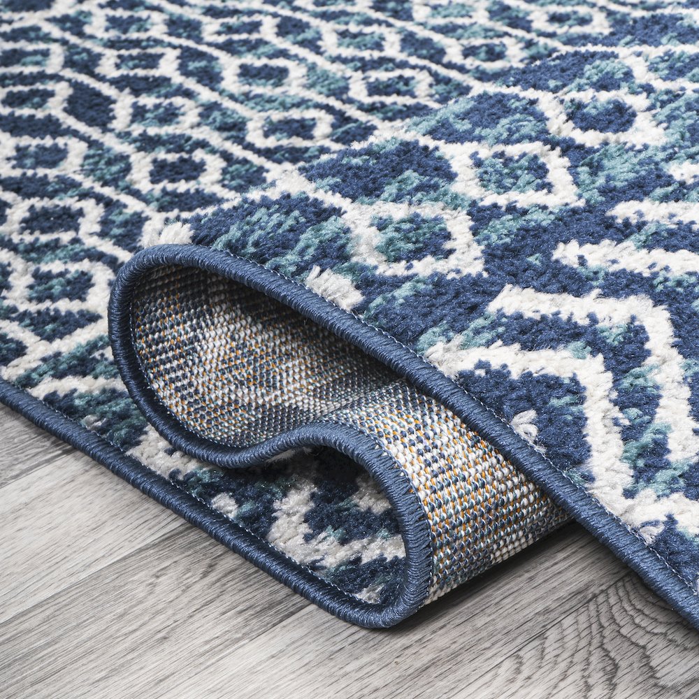 Arta Moroccan Vintage Geometric Rug Area Rug. Picture 6