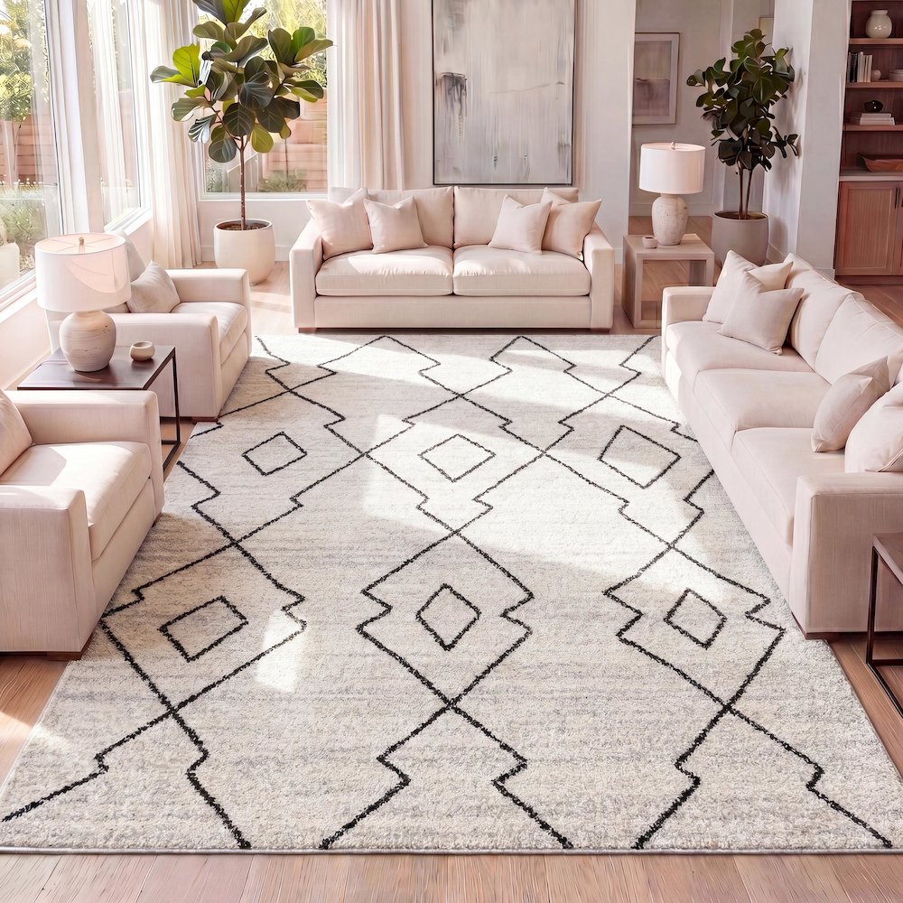 Alia Moroccan Beni Souk Area Rug. Picture 12