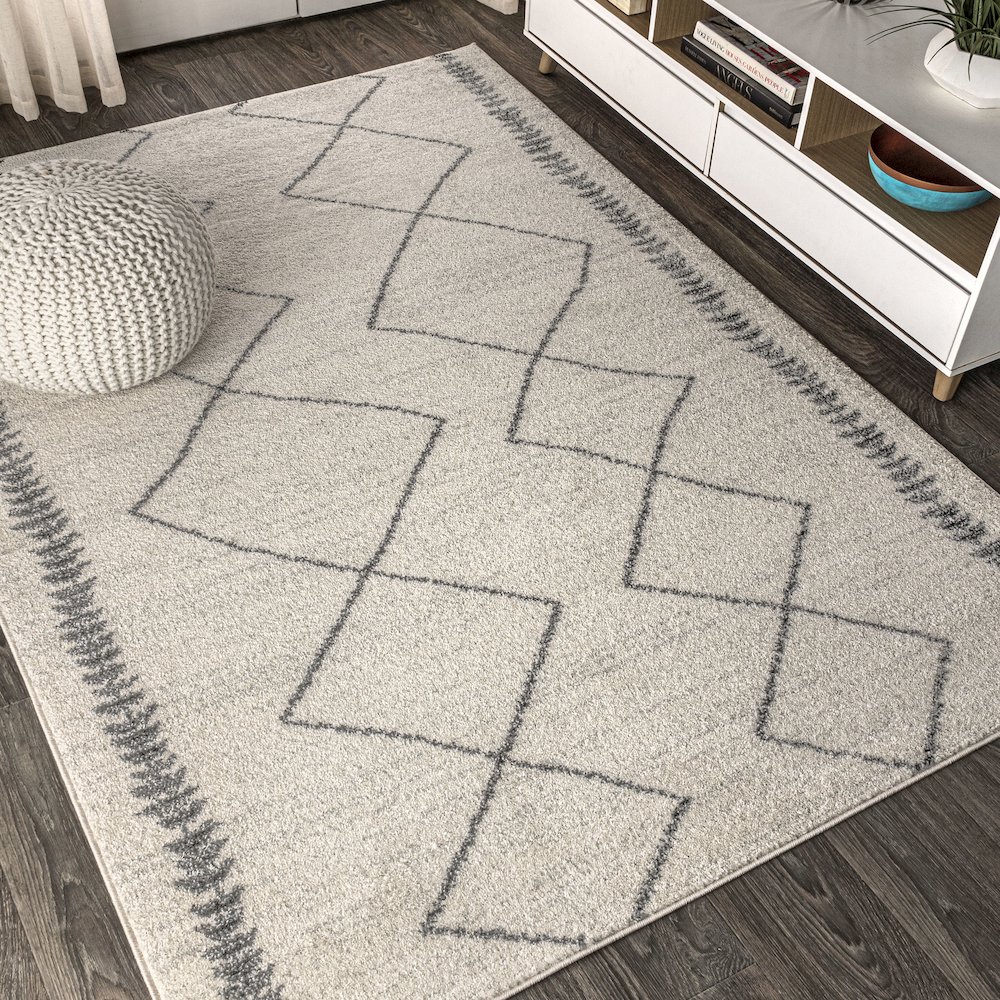Zaina Moroccan Beni Souk Area Rug. Picture 4