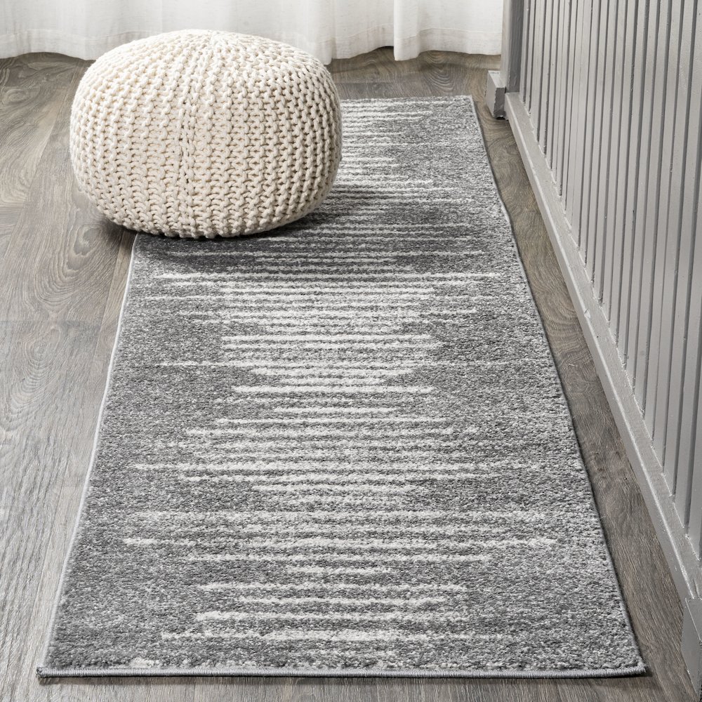 Aya Berber Stripe Geometric Area Rug. Picture 2
