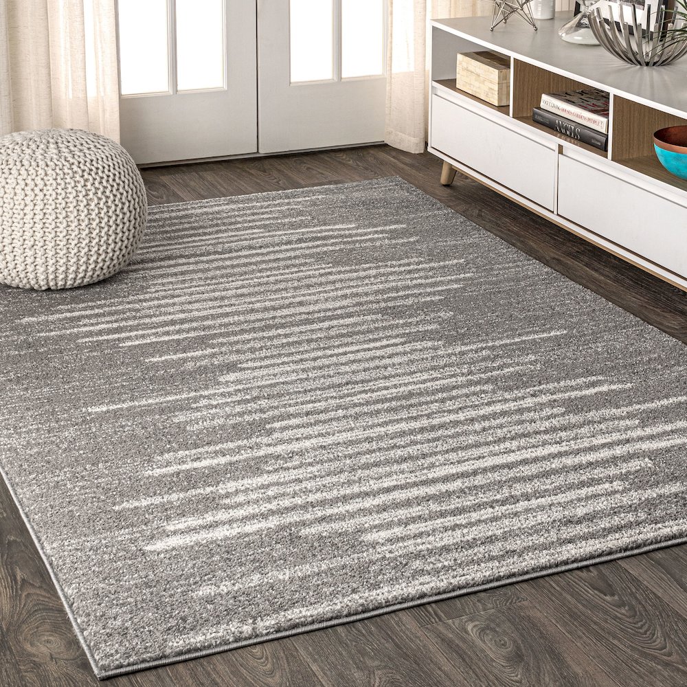 Aya Berber Stripe Geometric Area Rug. Picture 2