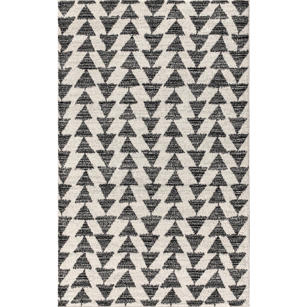 Aisha Moroccan Triangle Geometric Area Rug. Picture 1