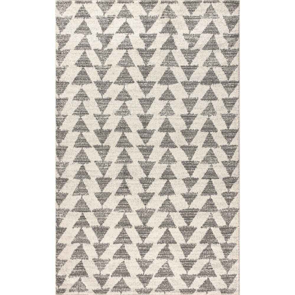 Aisha Moroccan Triangle Geometric Area Rug. Picture 1