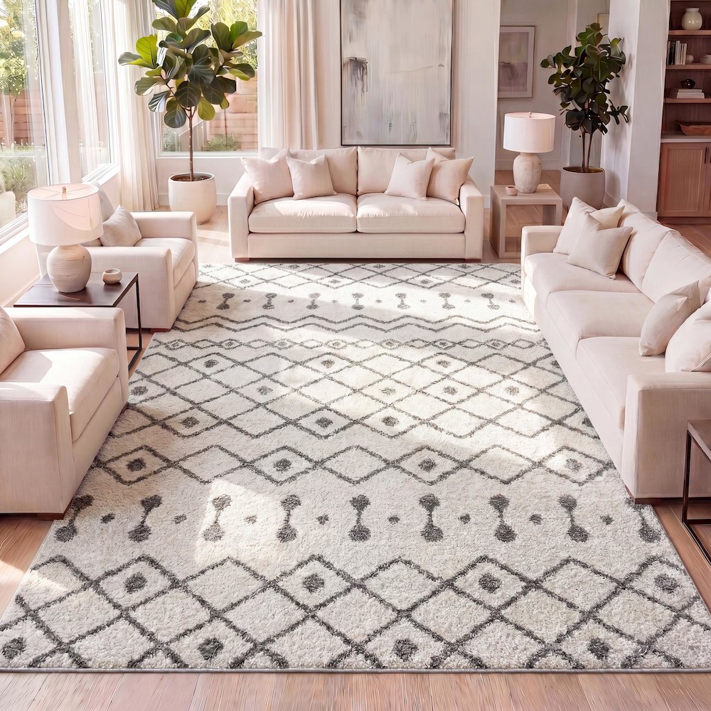 Aksil Moroccan Beni Souk Area Rug. Picture 12