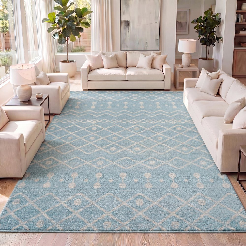 Aksil Moroccan Beni Souk Area Rug. Picture 9