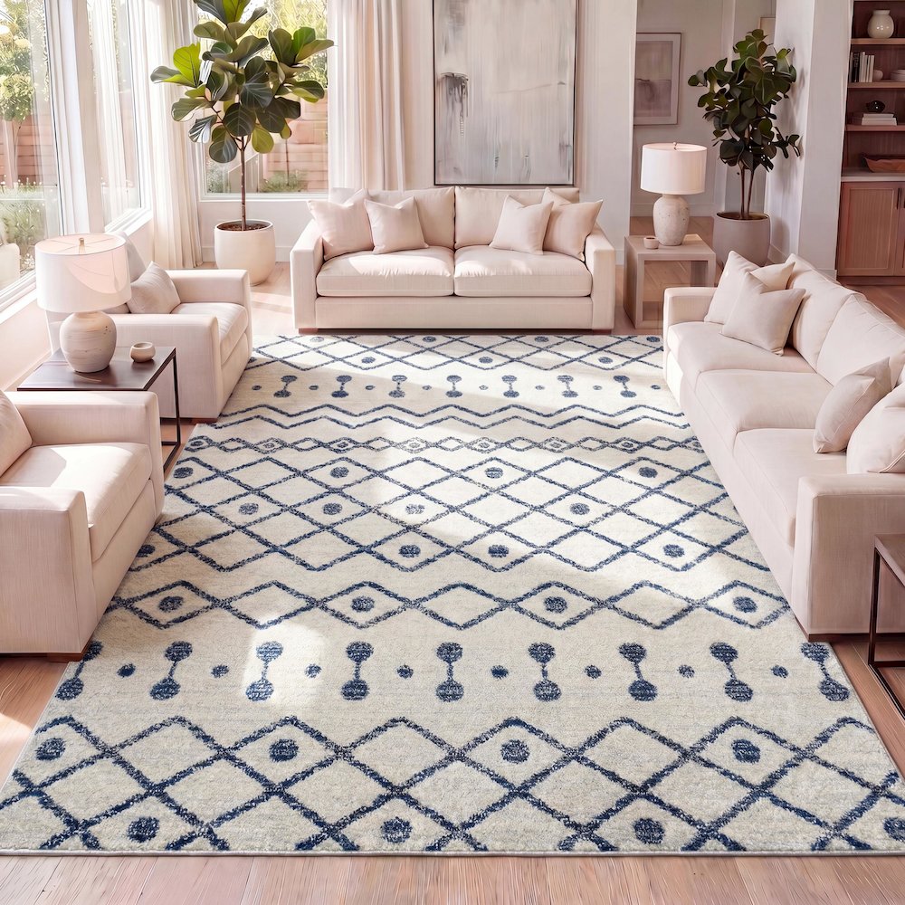 Aksil Moroccan Beni Souk Area Rug. Picture 9