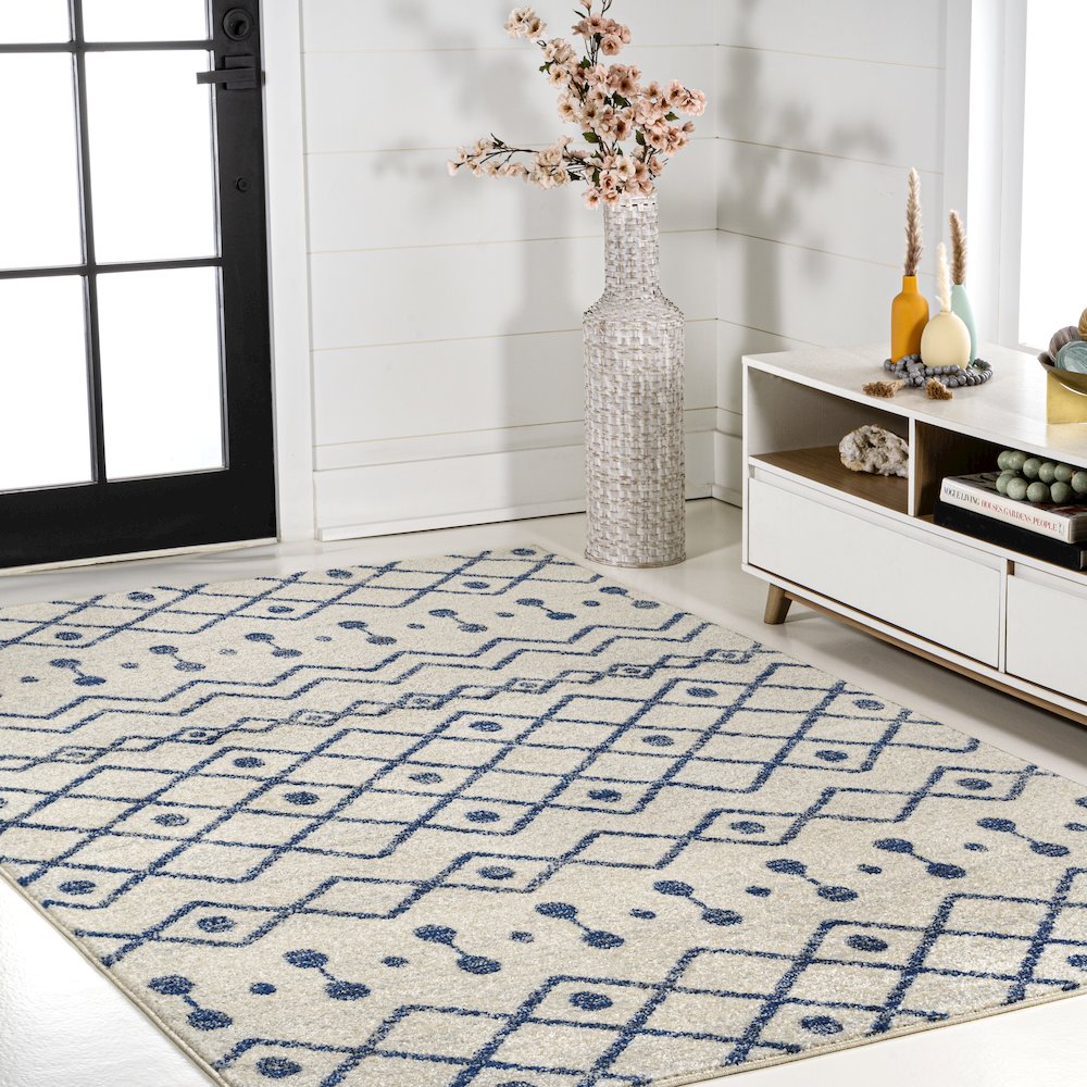 Aksil Moroccan Beni Souk Area Rug. Picture 3