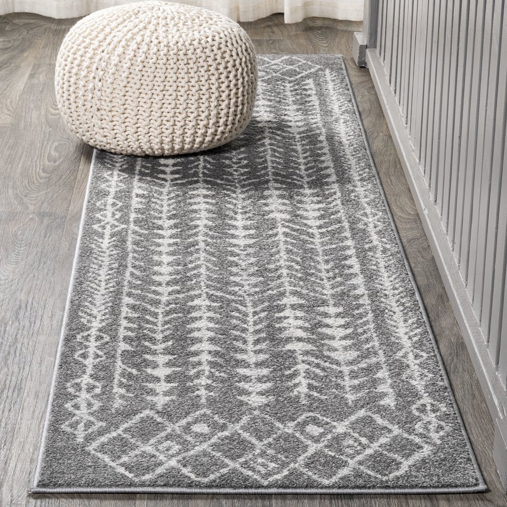 Ziri Moroccan Geometric Area Rug. Picture 2