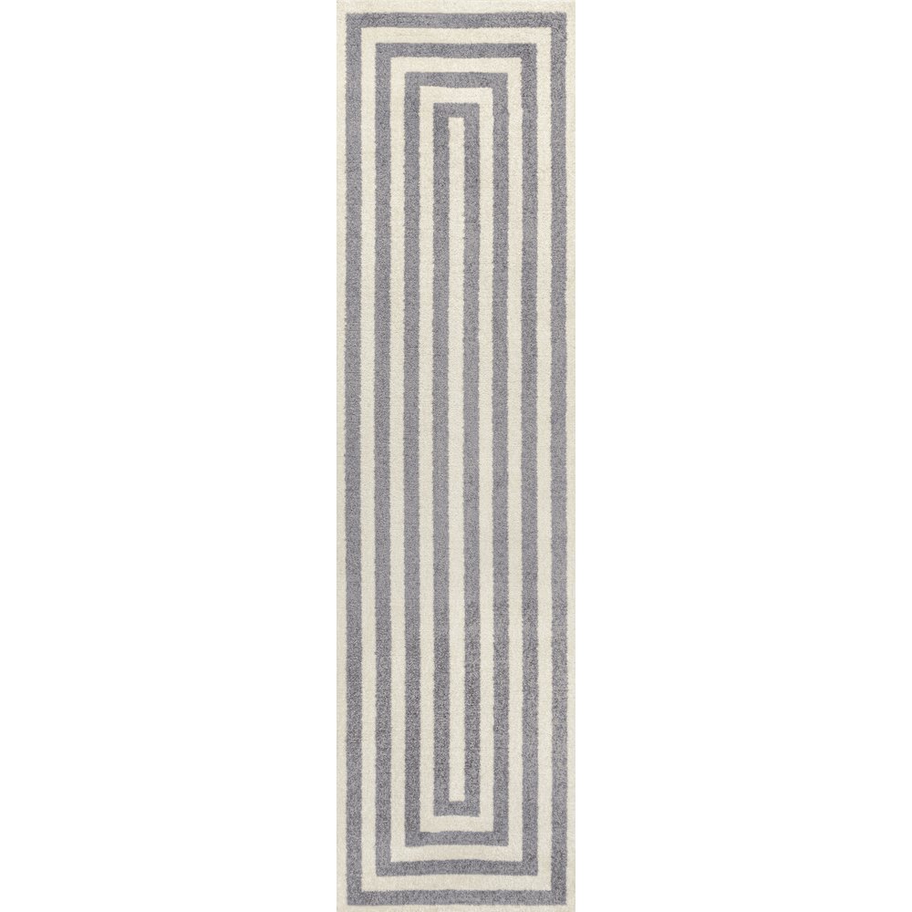 Bandol Modern Classic Mitre Stripe Area Rug. Picture 3