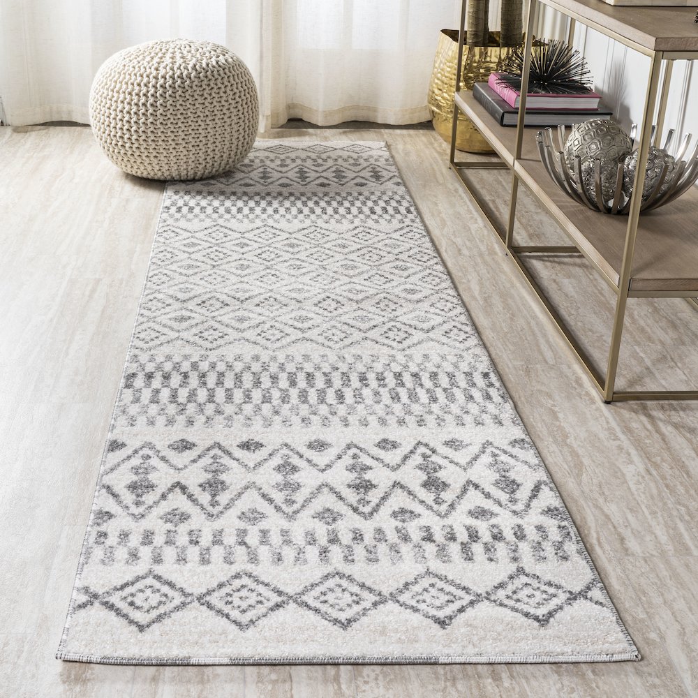Ifrane Berber Geometric Stripe Area Rug. Picture 2