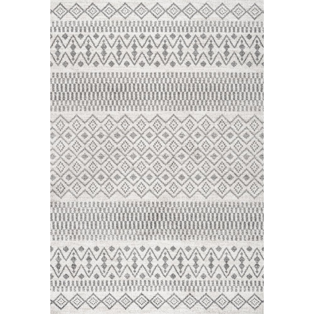 Ifrane Berber Geometric Stripe Area Rug. Picture 1