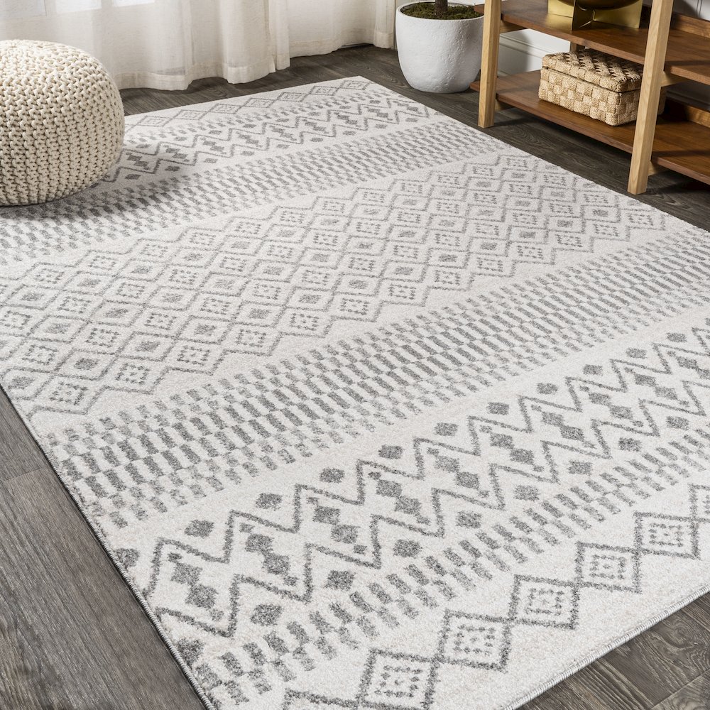 Ifrane Berber Geometric Stripe Area Rug. Picture 2