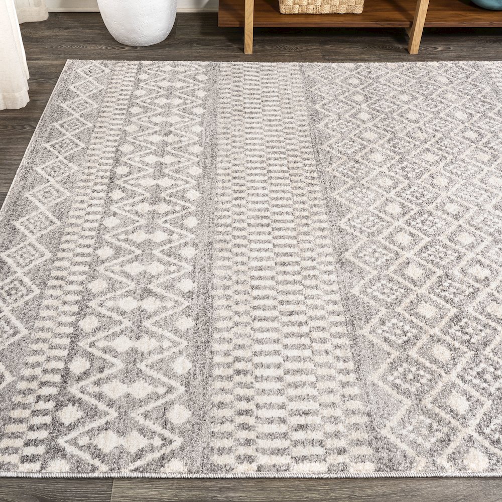 Ifrane Berber Geometric Stripe Area Rug. Picture 3