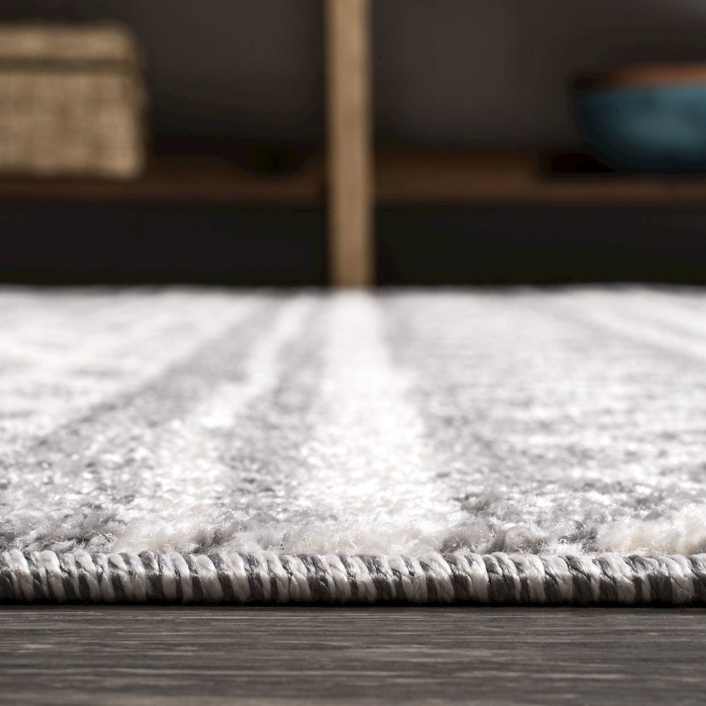 Imlil Tribal Geometric Stripe Area Rug. Picture 7