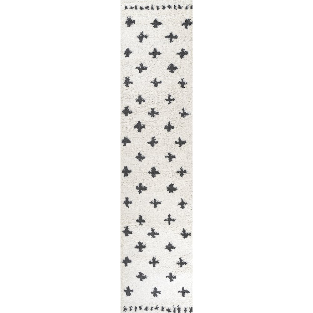 Cristo Berber Geometric Shag Area Rug. Picture 1