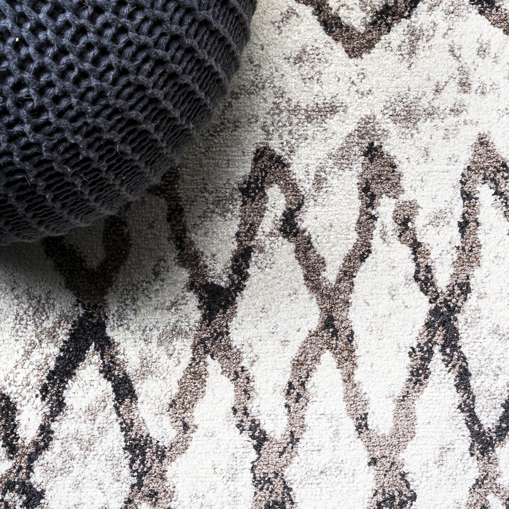 Aksil Moroccan Diamond Area Rug. Picture 3