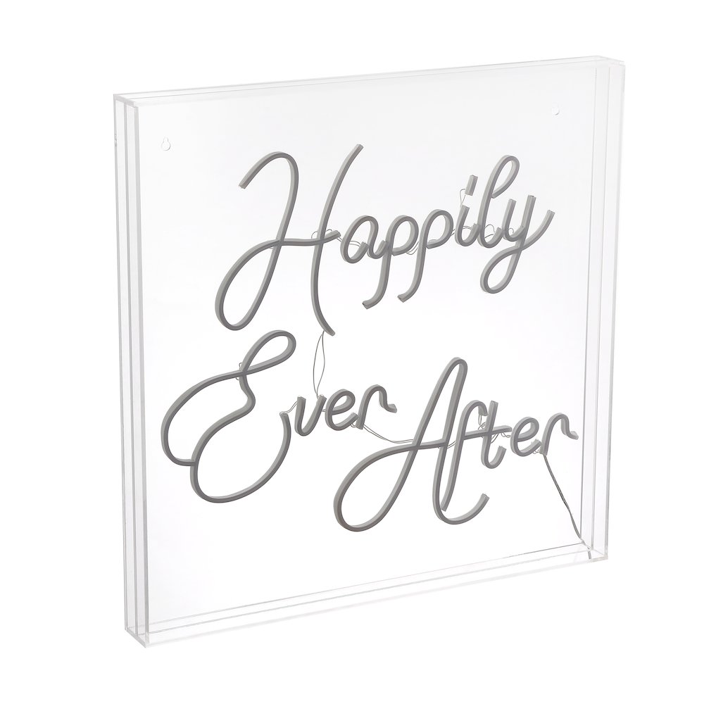 Glam Acrylic Box Usb Operated Led Neon Light. Picture 1