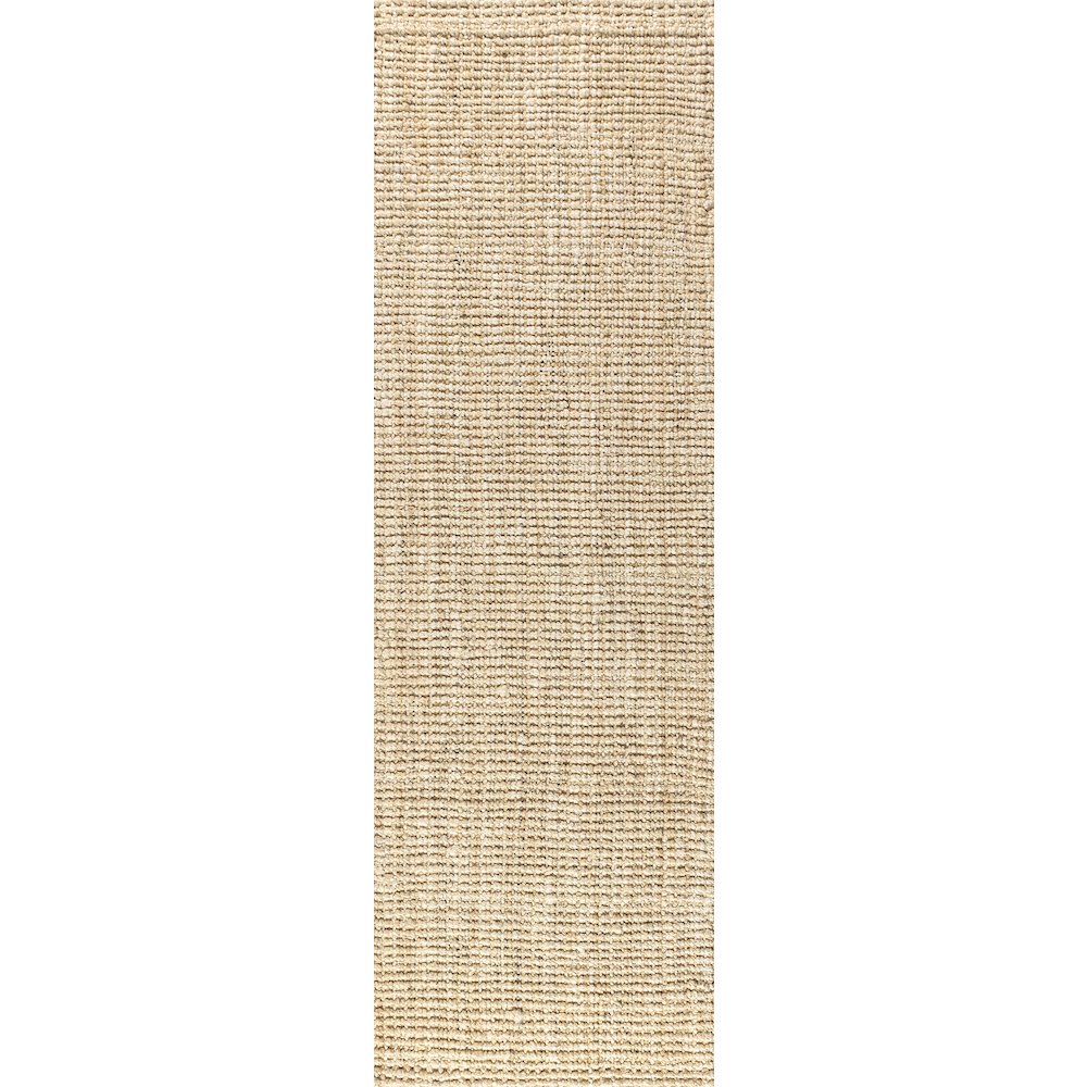 Hiro Hand Woven Chunky Jute Area Rug. Picture 1