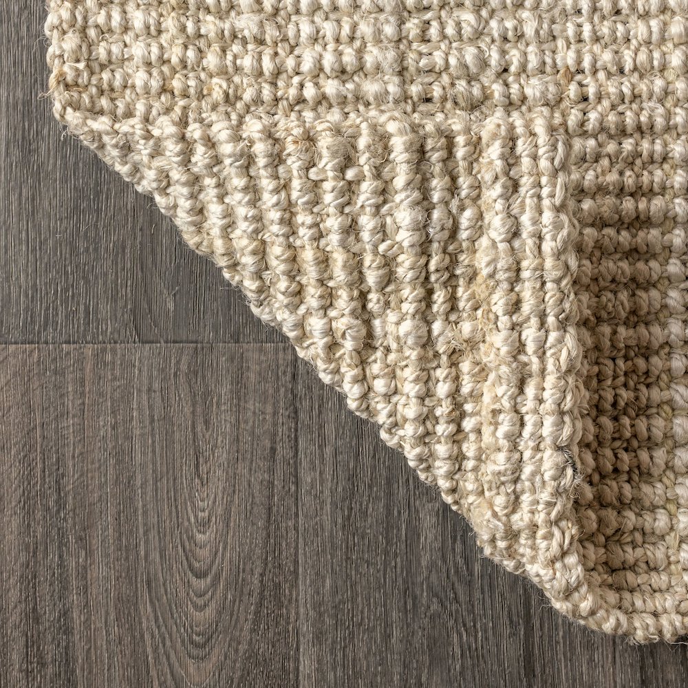 Hiro Hand Woven Chunky Jute Area Rug. Picture 3