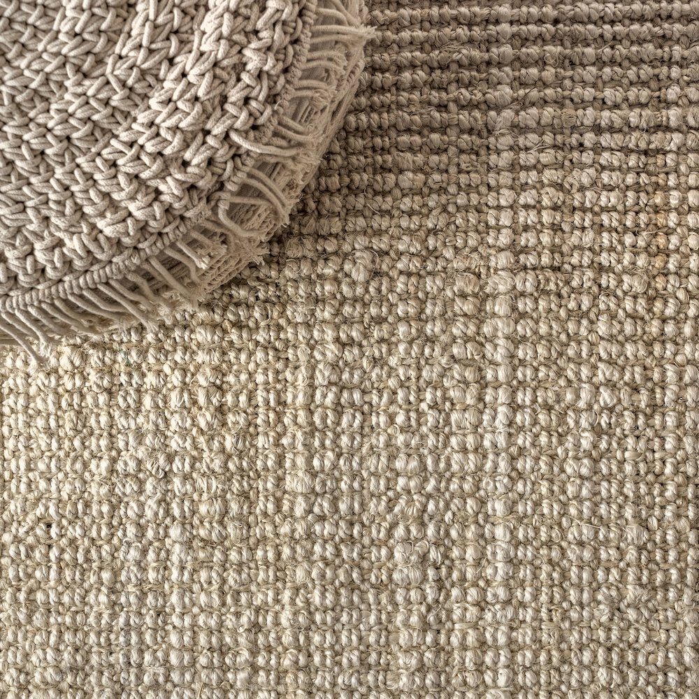 Hiro Hand Woven Chunky Jute Area Rug. Picture 4