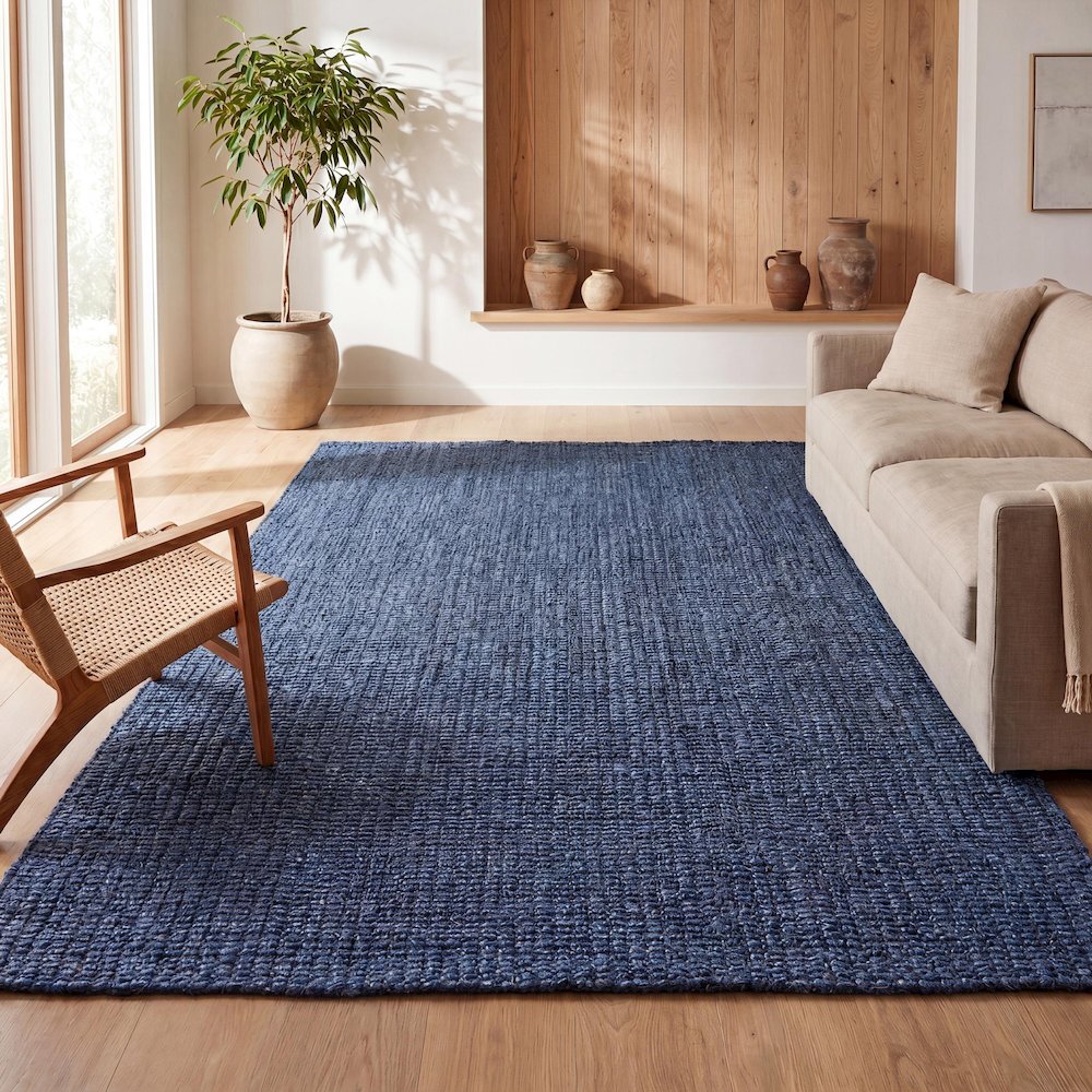 Pata Hand Woven Chunky Jute Area Rug. Picture 10