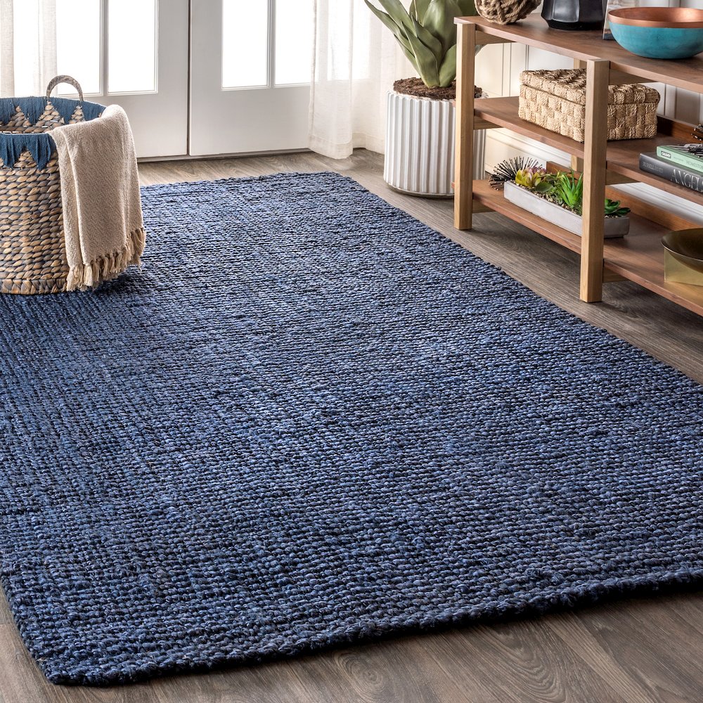 Pata Hand Woven Chunky Jute Area Rug. Picture 2
