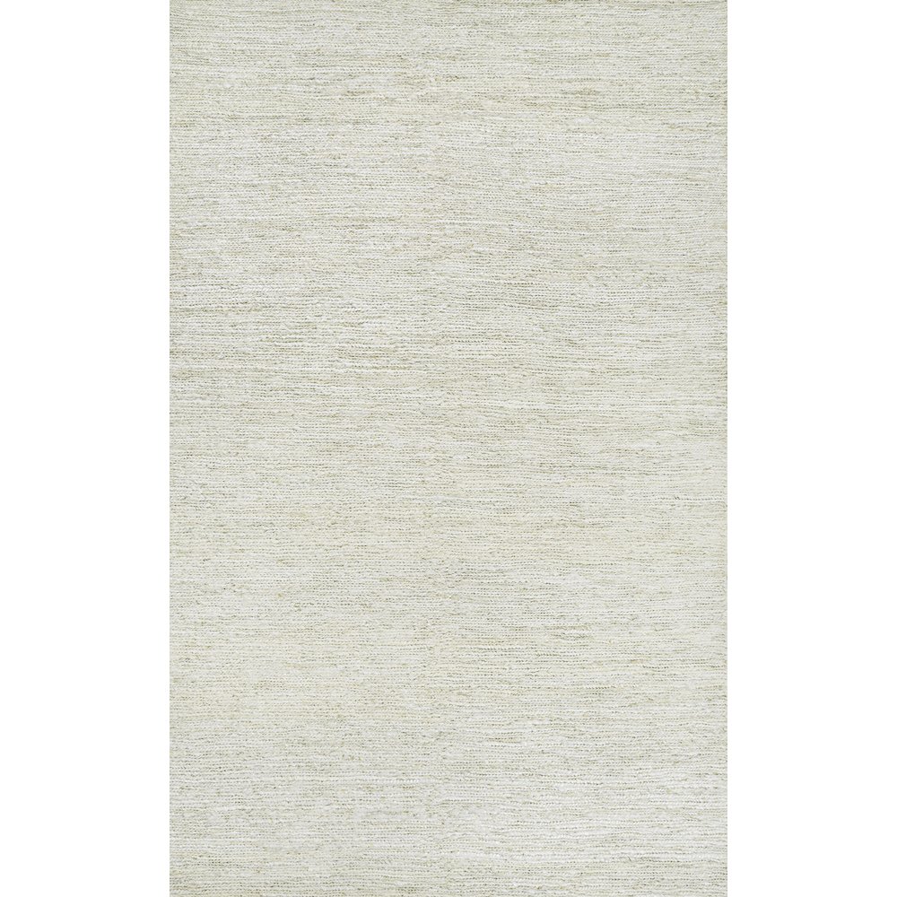 Griffin Rustic Farmhouse Woven Jute Solid Bleach 3 ft. x 5 ft. Area Rug. Picture 1