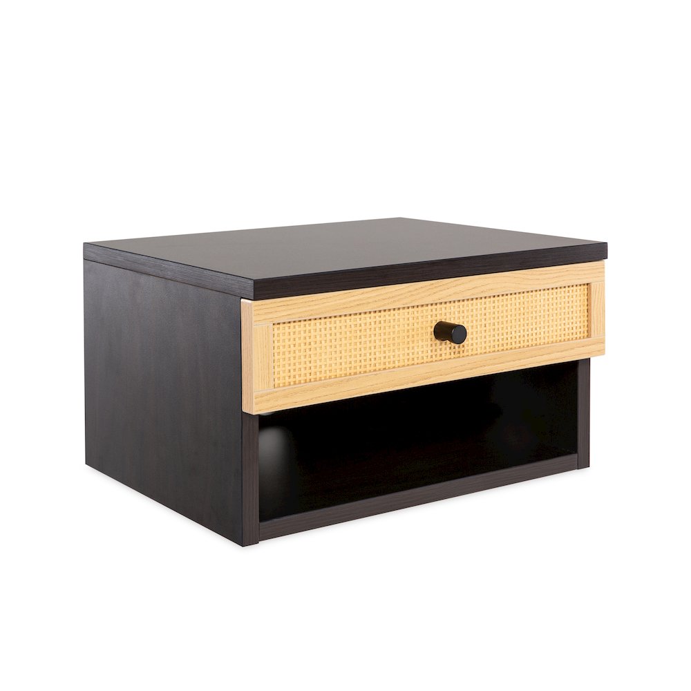 Celerie 15.7" Bohemian Wall Mounted Floating Nightstand. Picture 2