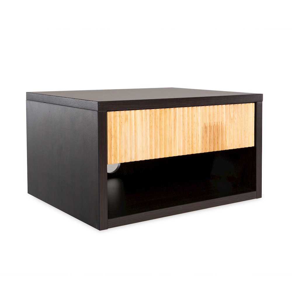 Elise 15.7" Modern Floating Wall Mounted Nightstand. Picture 2