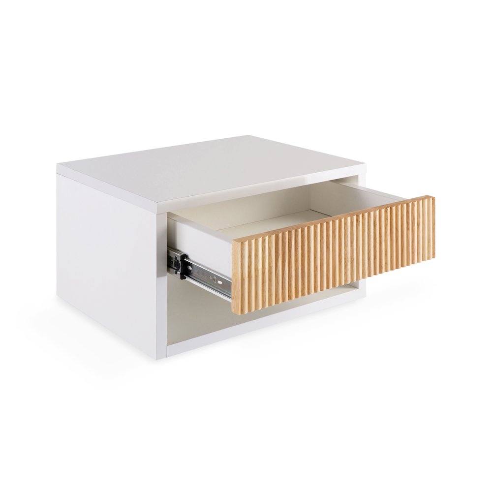 Elise 15.7" Modern Floating Wall Mounted Nightstand. Picture 3