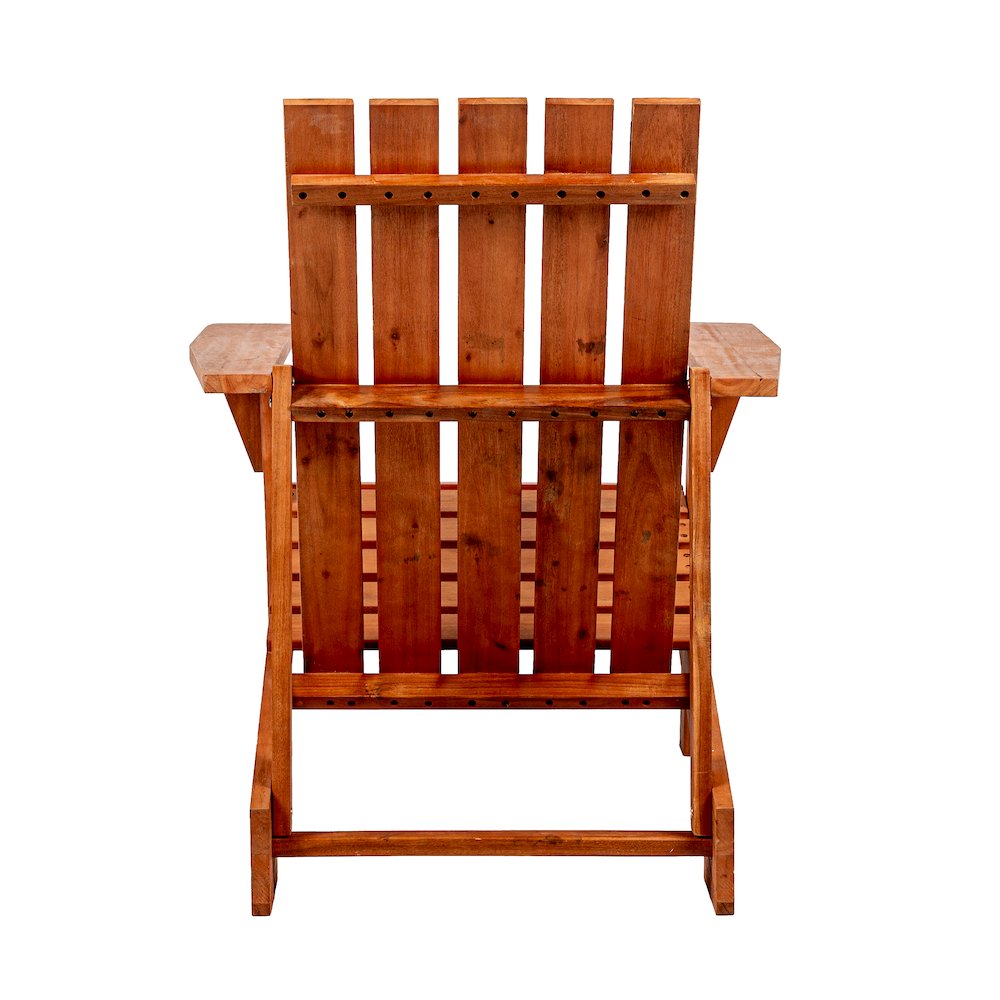 Irving Classic Solid Acacia Wood Adirondack Chair. Picture 5