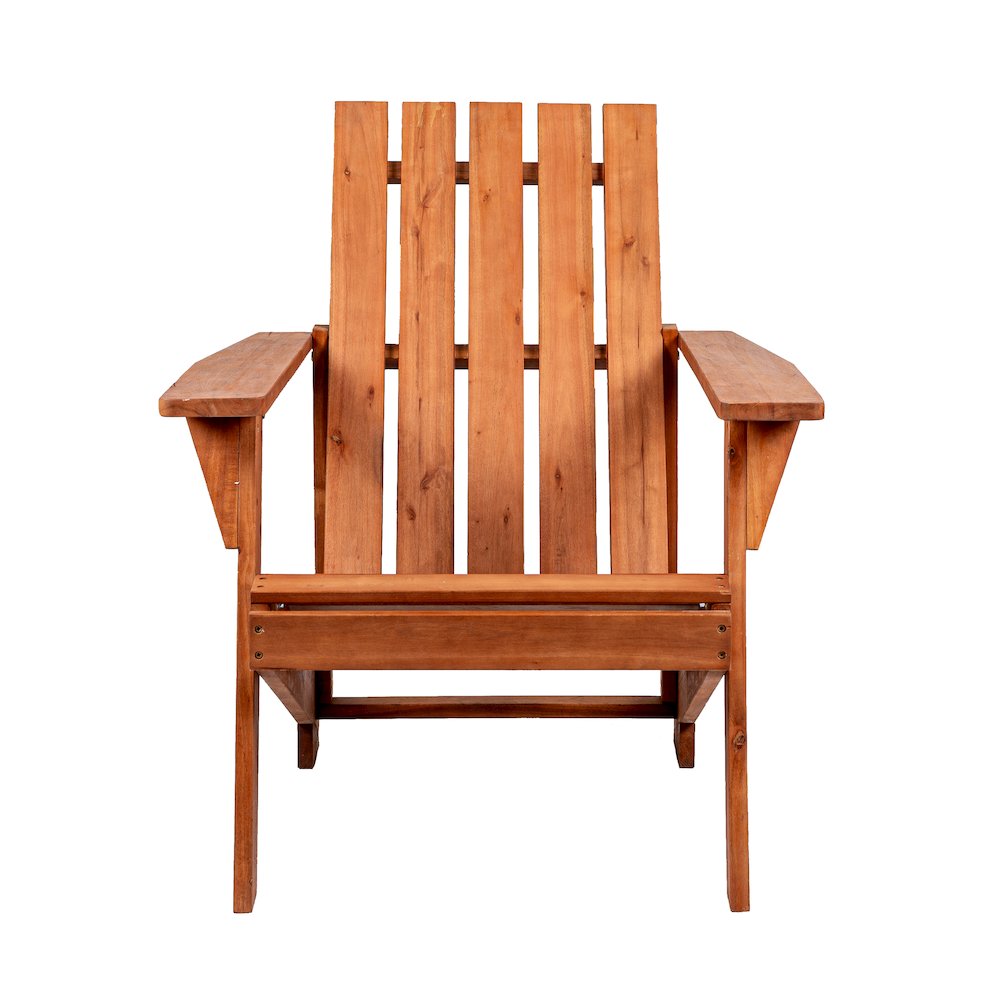 Irving Classic Solid Acacia Wood Adirondack Chair. Picture 2
