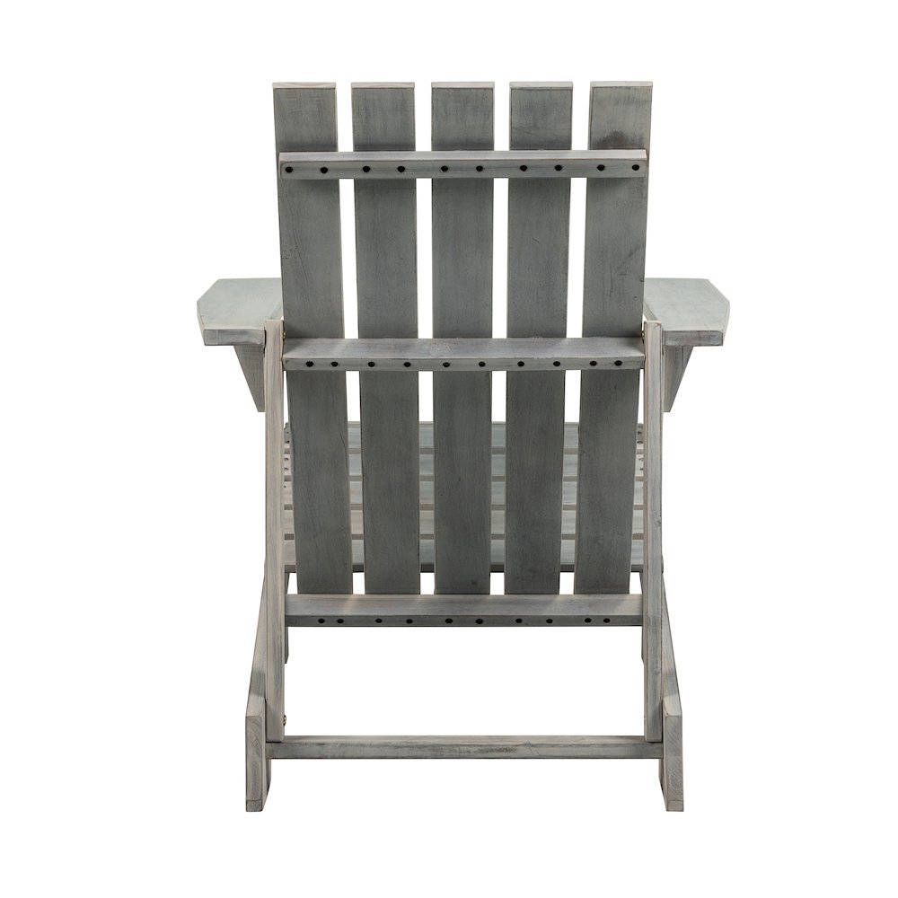 Irving Classic Solid Acacia Wood Adirondack Chair. Picture 5