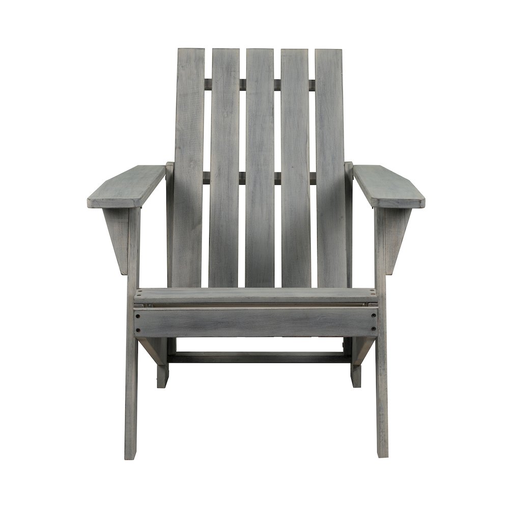Irving Classic Solid Acacia Wood Adirondack Chair. Picture 2