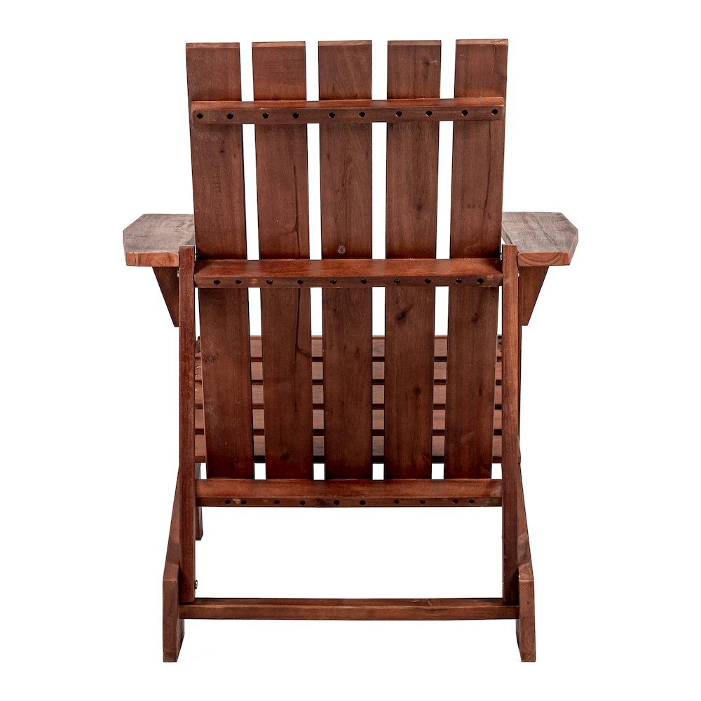 Irving Classic Solid Acacia Wood Adirondack Chair. Picture 5