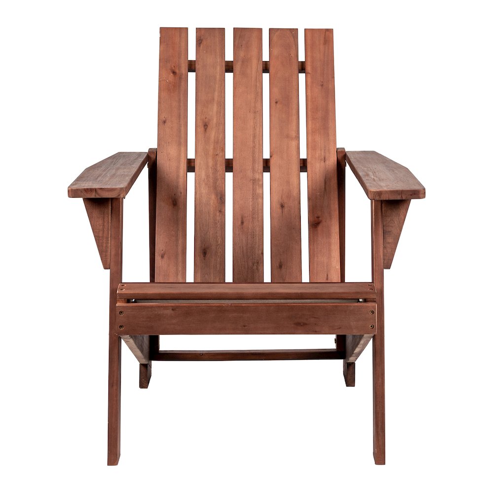 Irving Classic Solid Acacia Wood Adirondack Chair. Picture 2