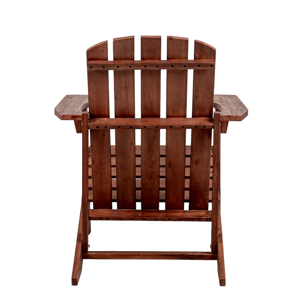 Westport Classic Solid Acacia Wood Outdoor Adirondack Chair. Picture 5