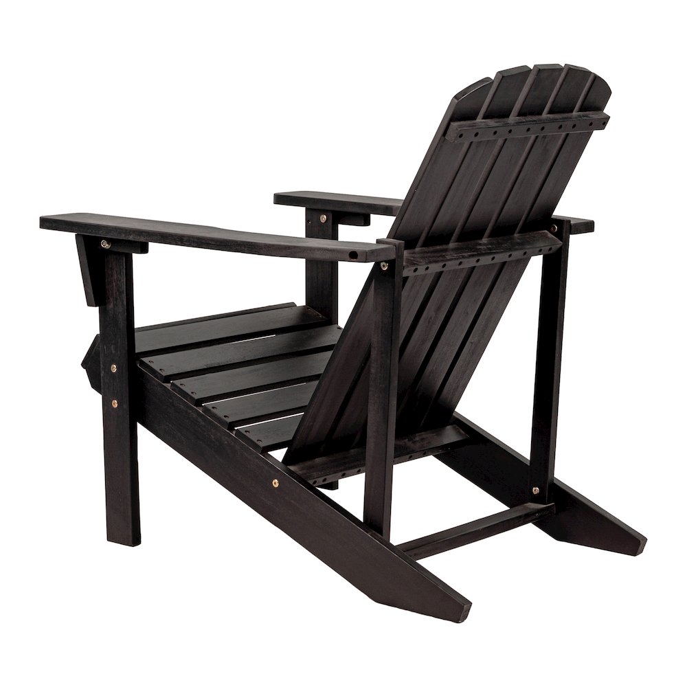Westport Classic Solid Acacia Wood Outdoor Adirondack Chair. Picture 4