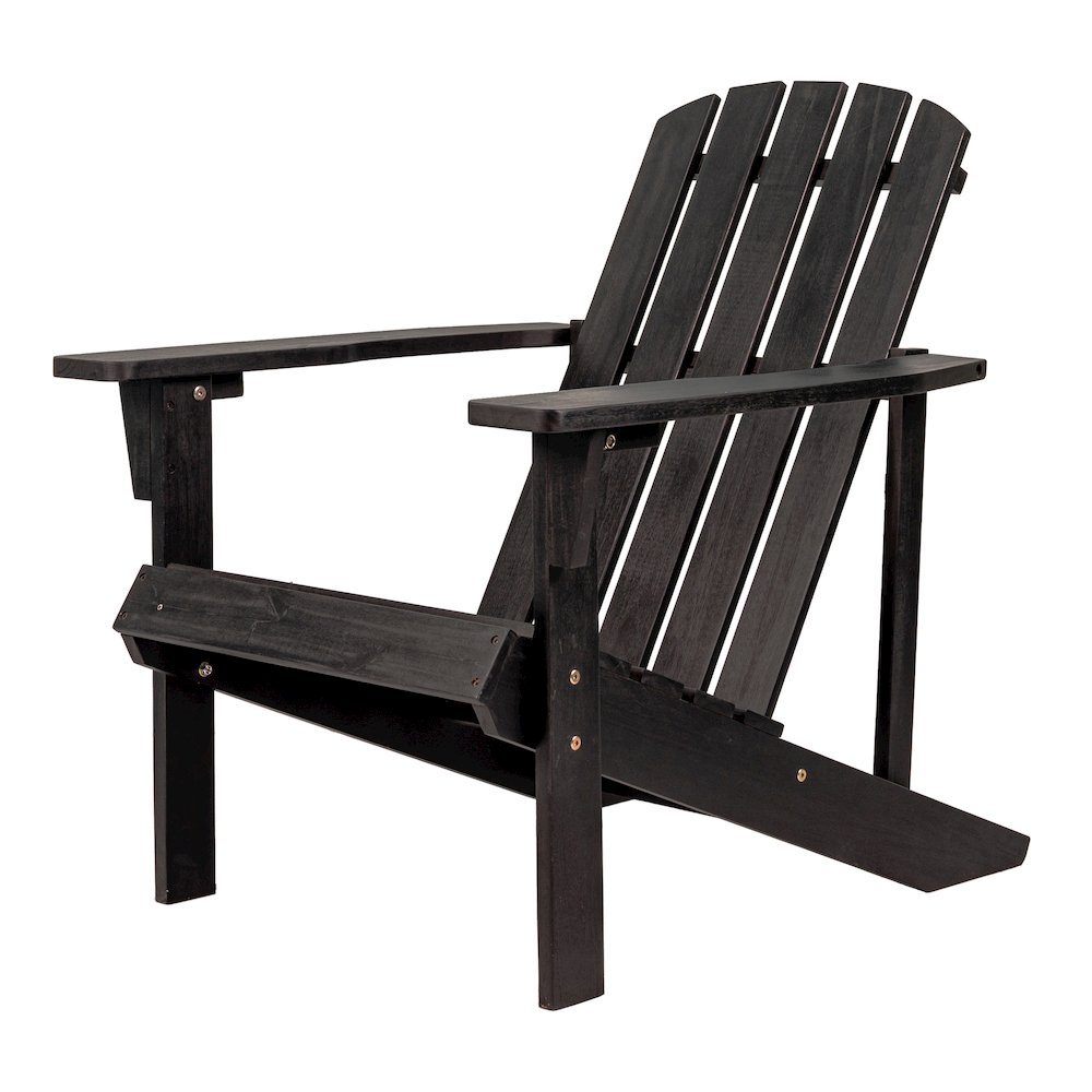 Westport Classic Solid Acacia Wood Outdoor Adirondack Chair. Picture 1