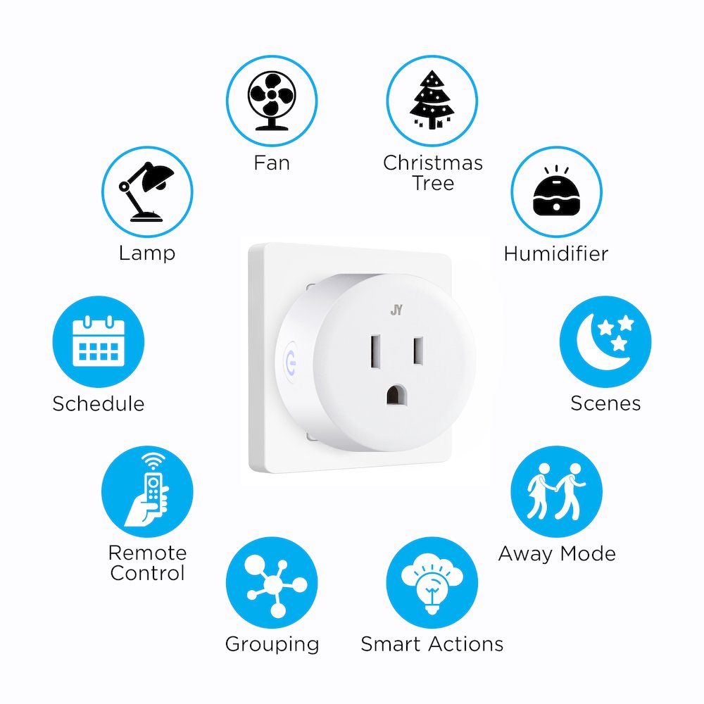Smart Plug Wifi Remote App Control For Lights Appliances Compatible. Picture 4