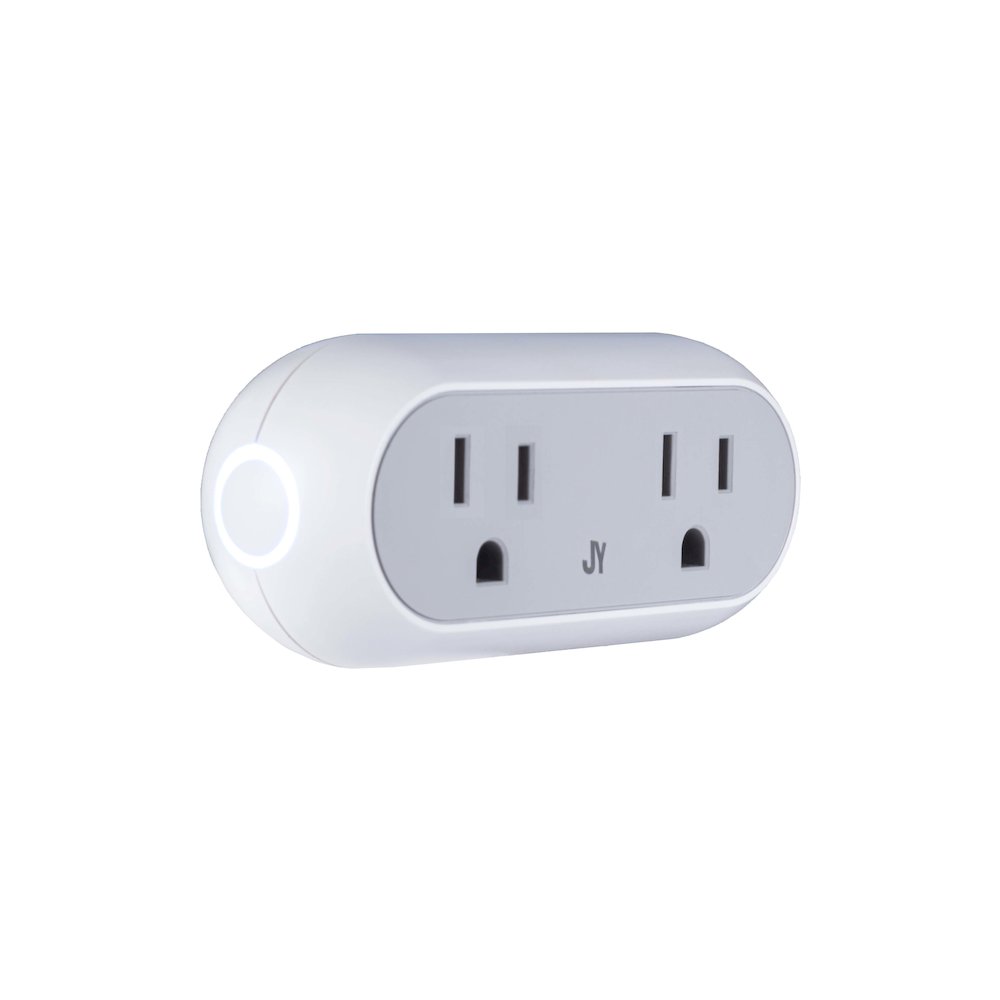 Smart Dual Plug Wifi Remote App Control For Lights Appliances Compatible. Picture 1