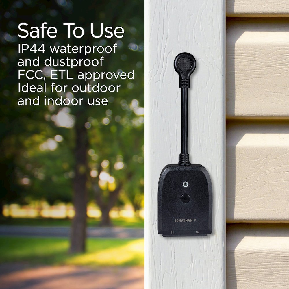 Dual Plug Wifi Remote App Control For Outdoor Lights Holiday Decor Compatible. Picture 3